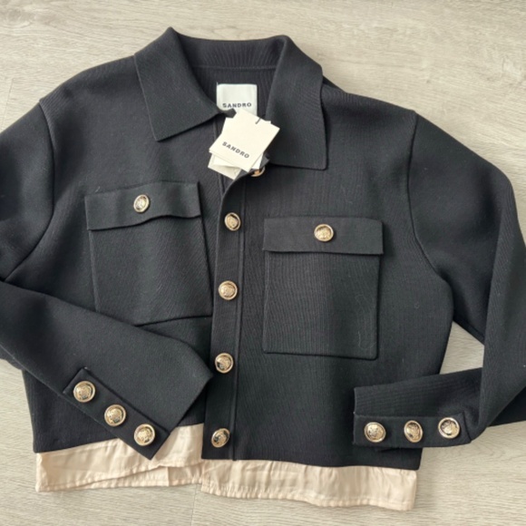 New with tag Sandro Paris women’s cardigan 2024 collection - Picture 7 of 7